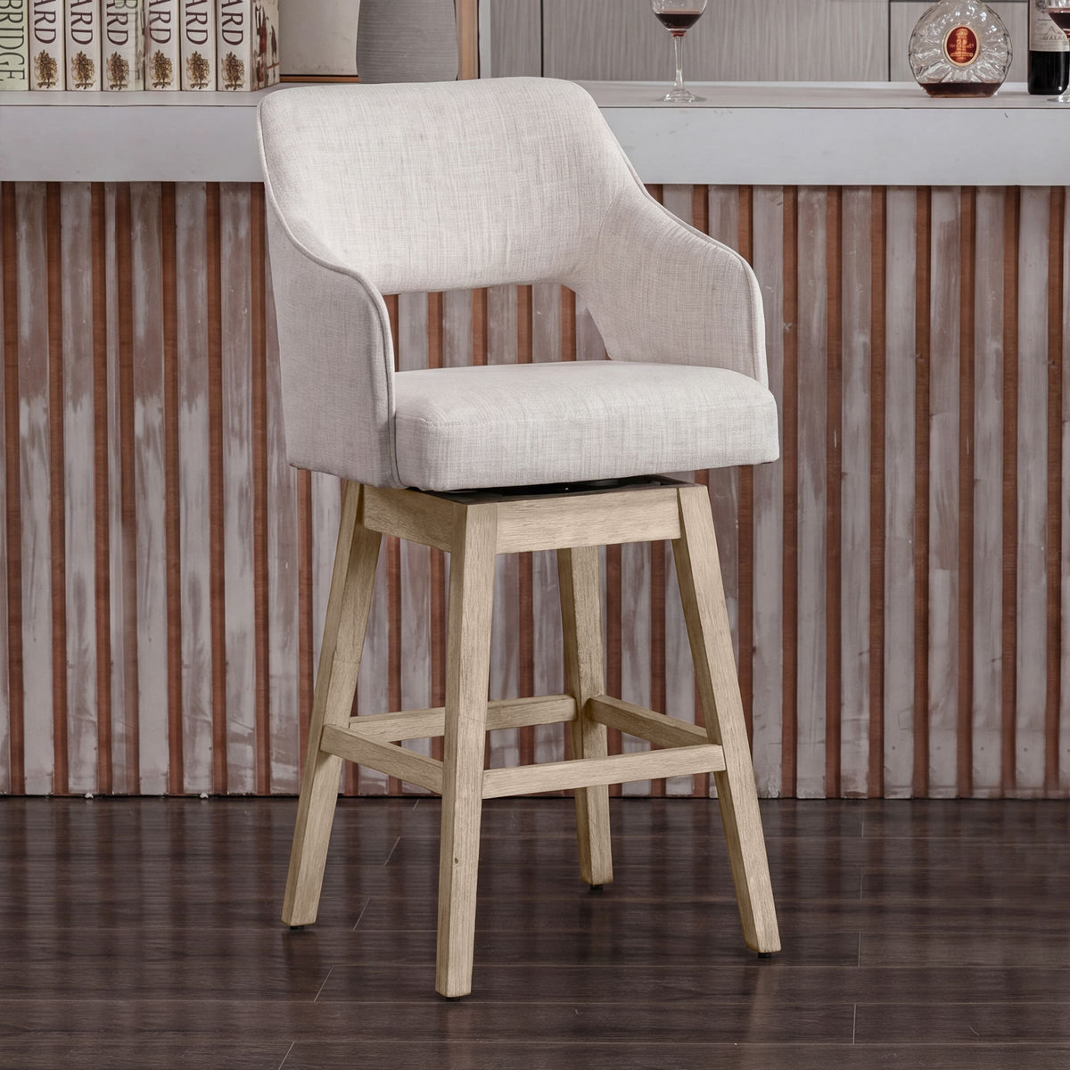 Airelle™ — Add 360° Swivel Comfort & Airy Open-Back Style to Your Kitchen Counter