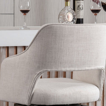 Airelle™ — Add 360° Swivel Comfort & Airy Open-Back Style to Your Kitchen Counter