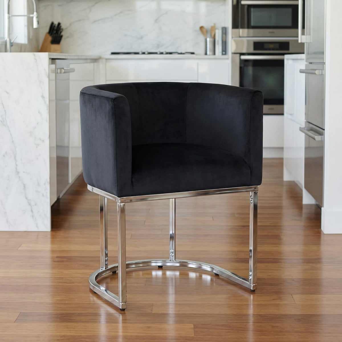 Veloura™ — Add Glamorous Comfort & Curved Elegance to Your Dining Space