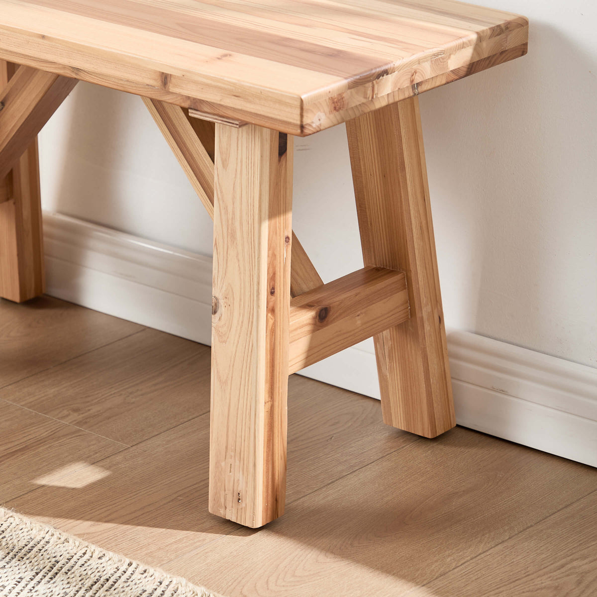 Walvora™ — Add Warm, Natural Seating to Any Room With Solid Wood Simplicity