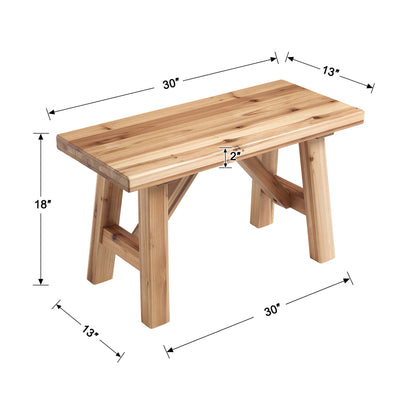 Walvora™ — Add Warm, Natural Seating to Any Room With Solid Wood Simplicity
