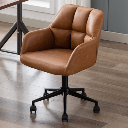 Velmora™ — Work in Comfort With Plush Tufted Support & Effortless 360° Movement
