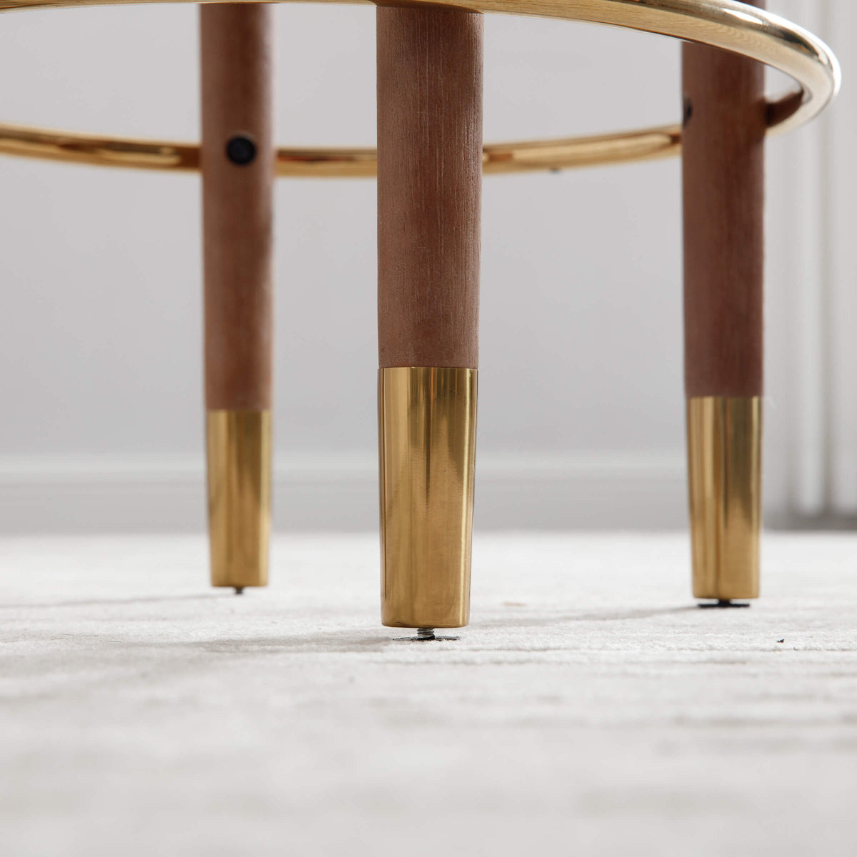 Roundelle™ — Add Plush Counter Comfort & Modern Gold-Accent Style Without the Bulk