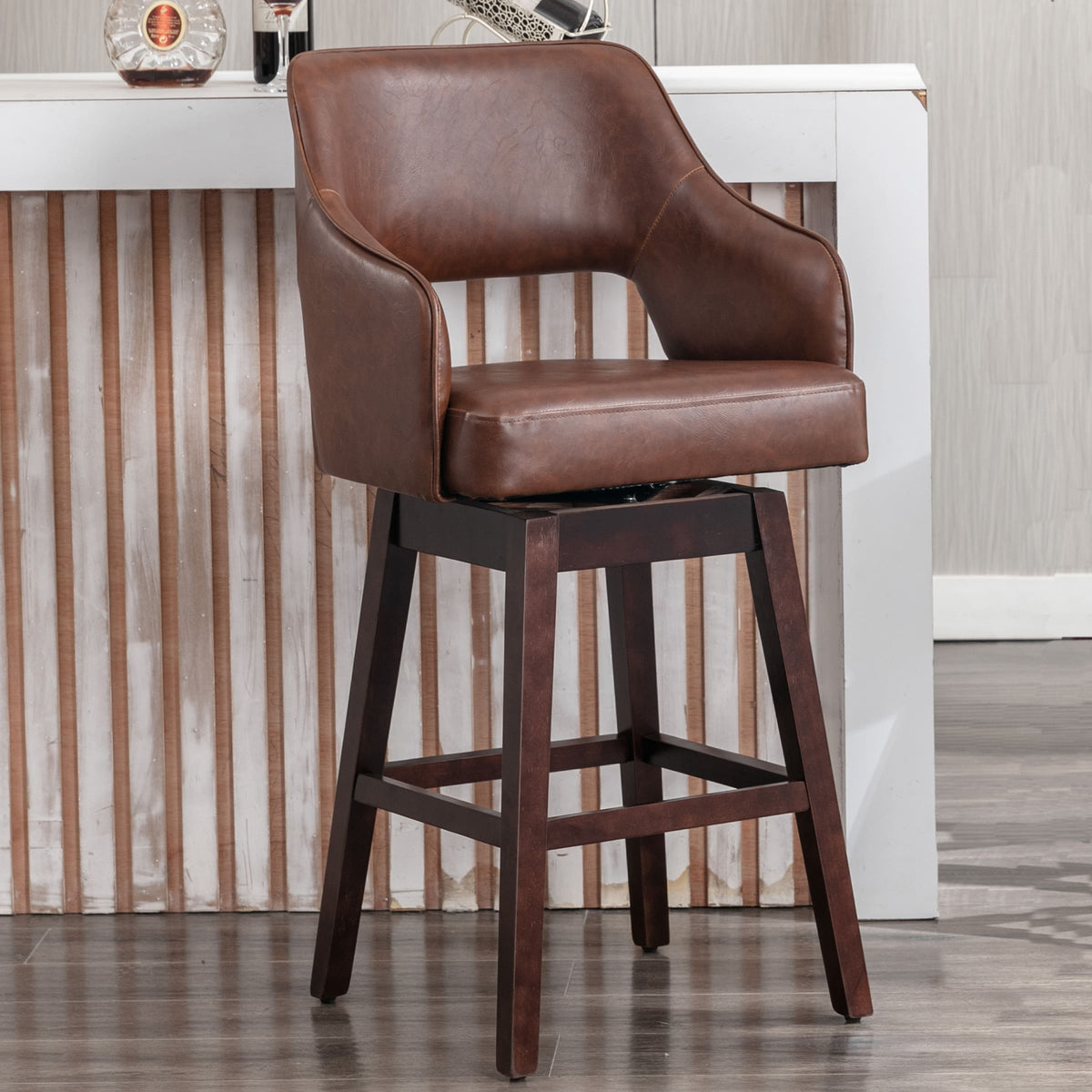 Airelle™ — Add 360° Swivel Comfort & Airy Open-Back Style to Your Kitchen Counter