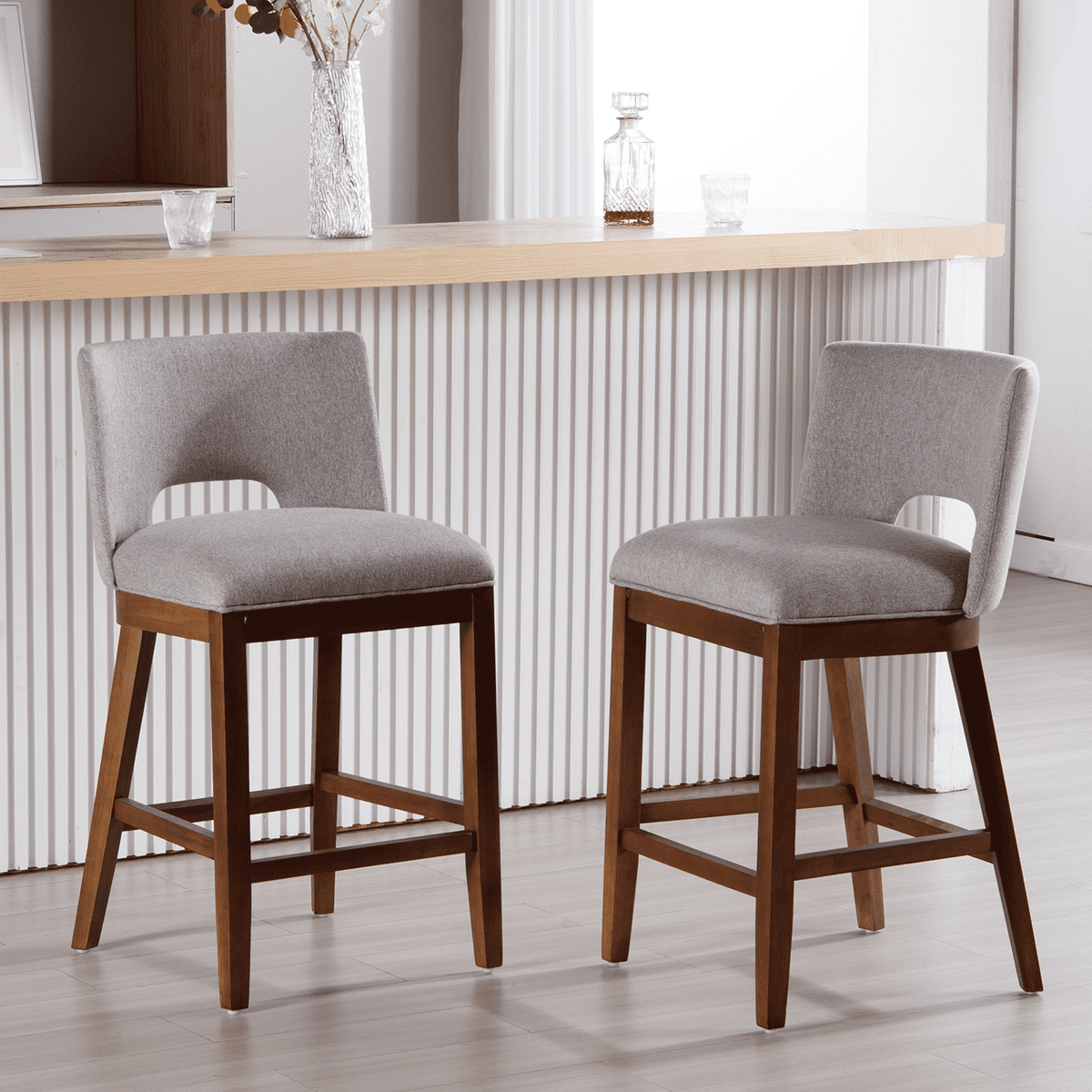 Openelle™ — Add Soft Comfort & Clean Open-Back Style to Your Kitchen Counter