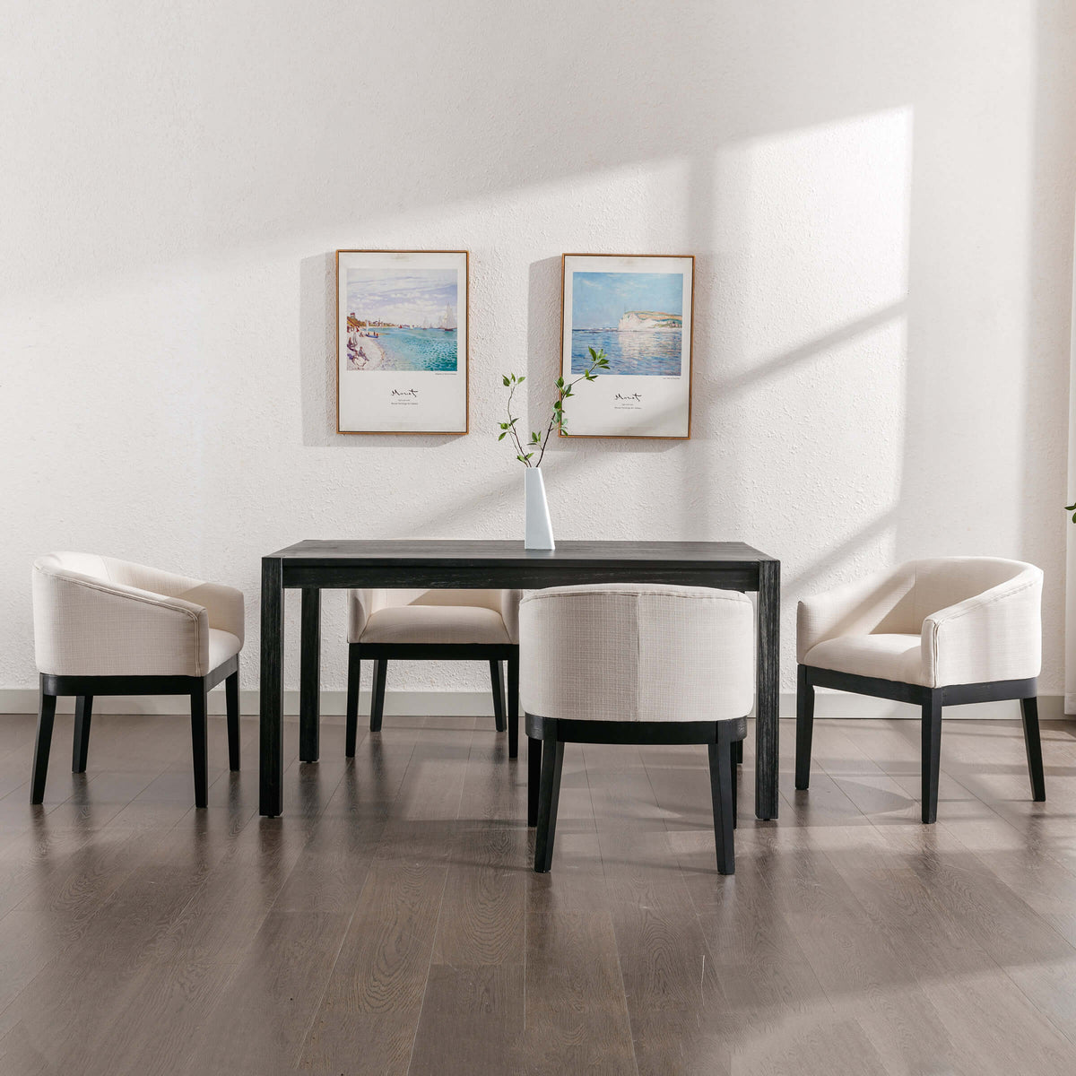 Barrelle™ — Bring Cozy Farmhouse Comfort & Curved Elegance to Your Dining Space