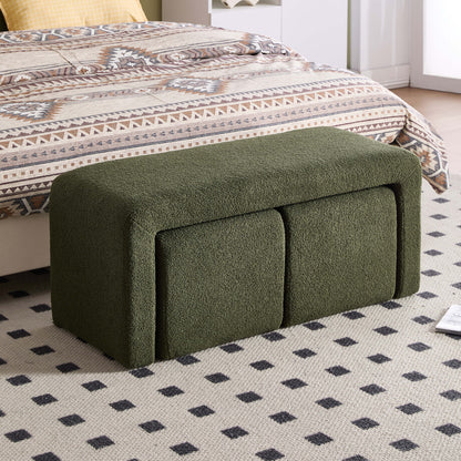 Bouclera™ — Add Cozy Seating & Hidden Space-Saving Style With a 3-Piece Nesting Set