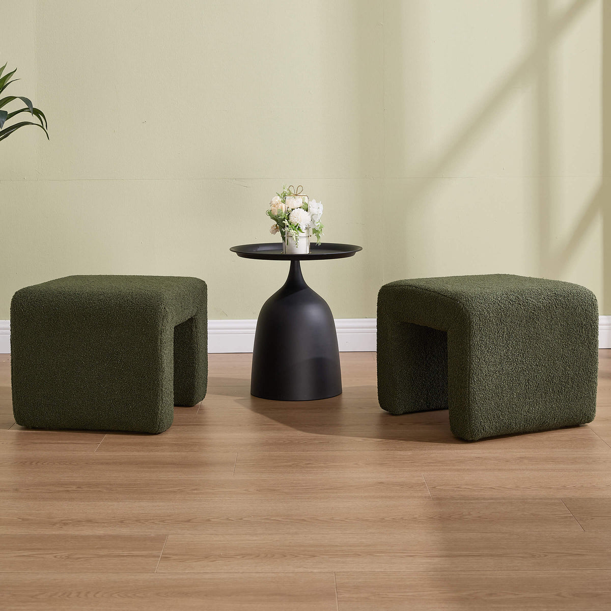Bouclera™ — Add Cozy Seating & Hidden Space-Saving Style With a 3-Piece Nesting Set