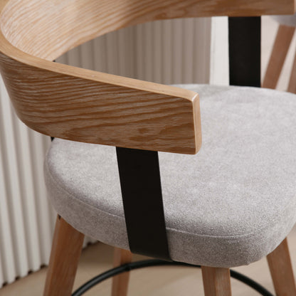 Wynora™ — Add 360° Swivel Comfort & Warm Wood Style to Your Kitchen Counter
