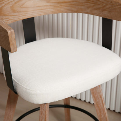 Wynora™ — Add 360° Swivel Comfort & Warm Wood Style to Your Kitchen Counter