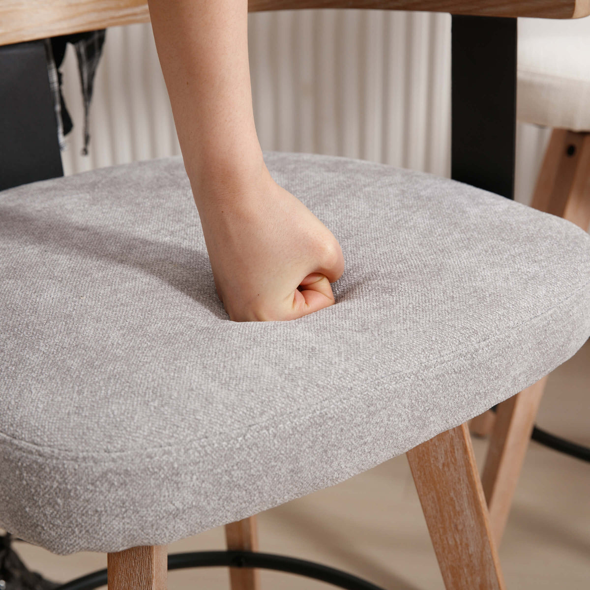 Wynora™ — Add 360° Swivel Comfort & Warm Wood Style to Your Kitchen Counter