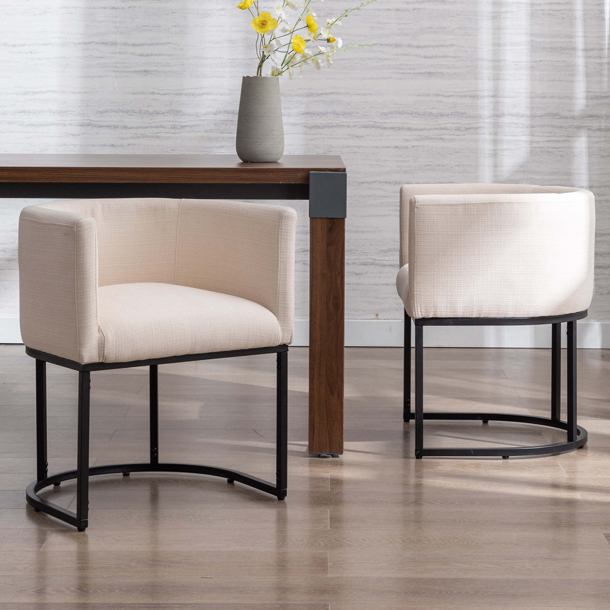Veloura™ — Add Glamorous Comfort & Curved Elegance to Your Dining Space
