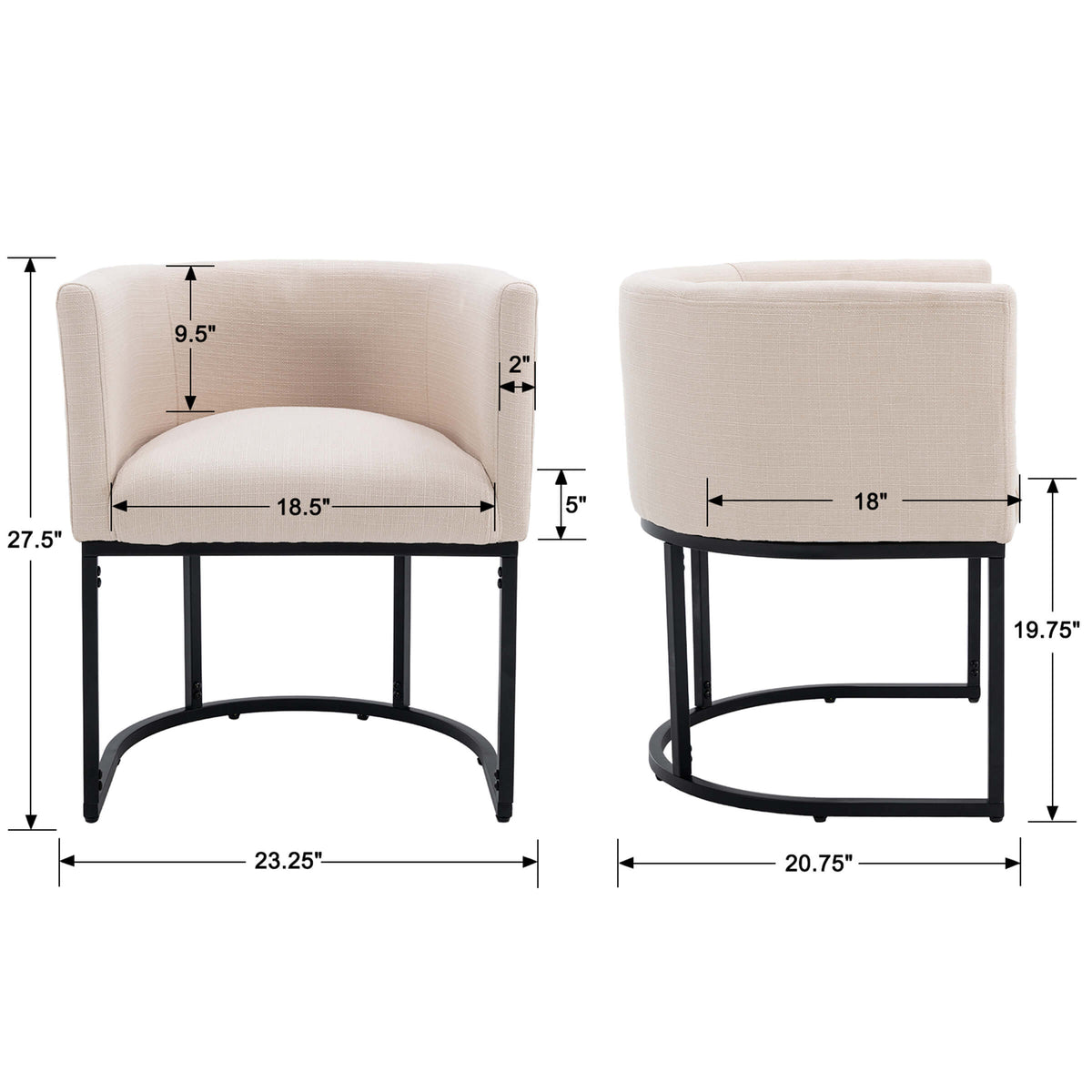 Veloura™ — Add Glamorous Comfort & Curved Elegance to Your Dining Space
