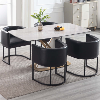 Veloura™ — Add Glamorous Comfort & Curved Elegance to Your Dining Space