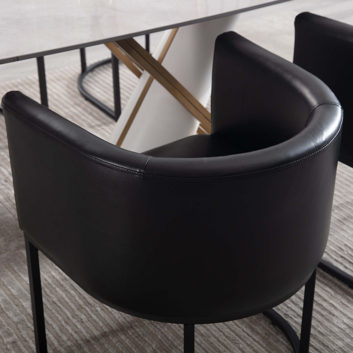 Veloura™ — Add Glamorous Comfort & Curved Elegance to Your Dining Space