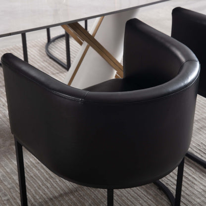 Veloura™ — Add Glamorous Comfort & Curved Elegance to Your Dining Space