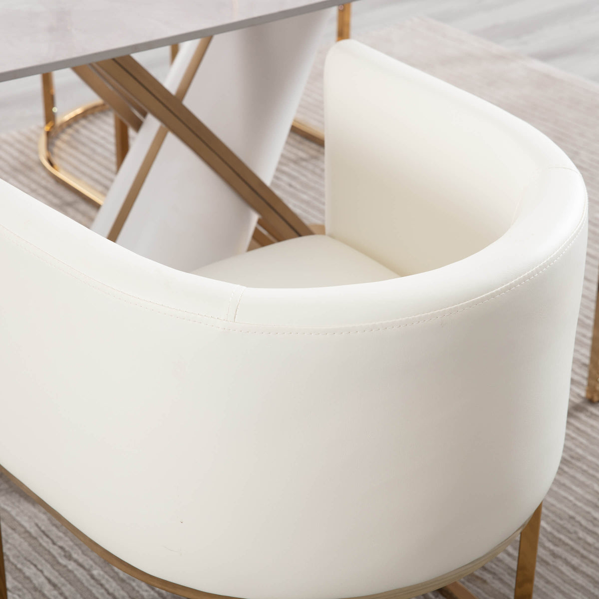 Veloura™ — Add Glamorous Comfort & Curved Elegance to Your Dining Space