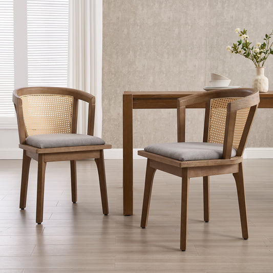 Canvella™ — Bring Natural Texture, Curved Comfort & Timeless Style to Your Dining Space