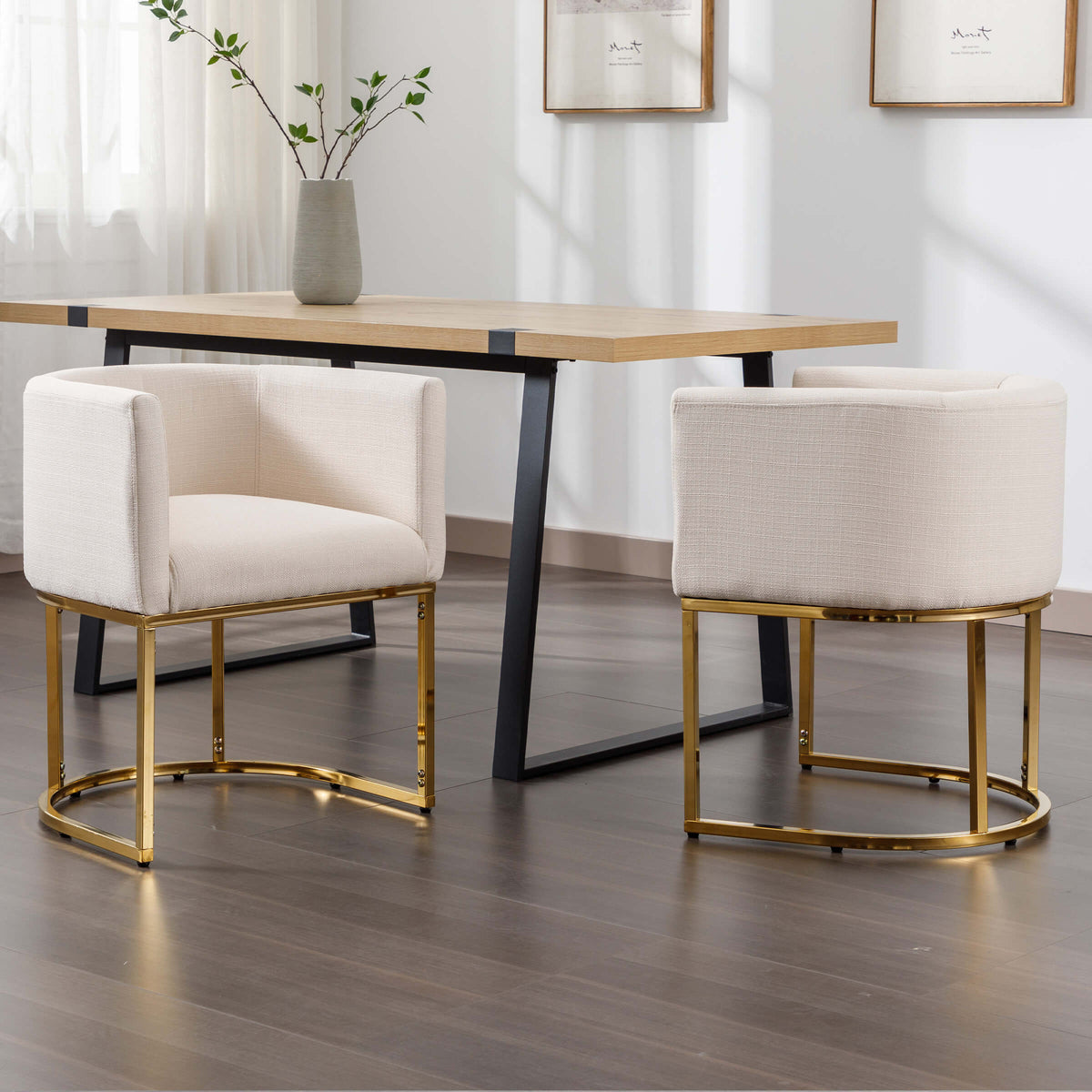 Veloura™ — Add Glamorous Comfort & Curved Elegance to Your Dining Space