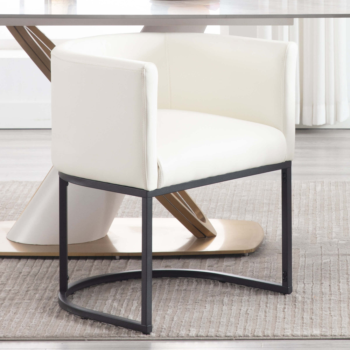 Veloura™ — Add Glamorous Comfort & Curved Elegance to Your Dining Space