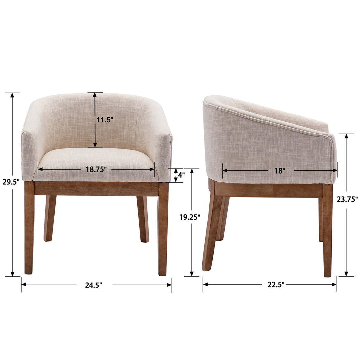 Barrelle™ — Bring Cozy Farmhouse Comfort & Curved Elegance to Your Dining Space
