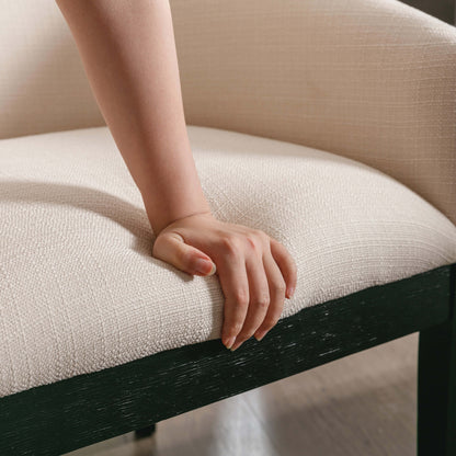 Barrelle™ — Bring Cozy Farmhouse Comfort & Curved Elegance to Your Dining Space