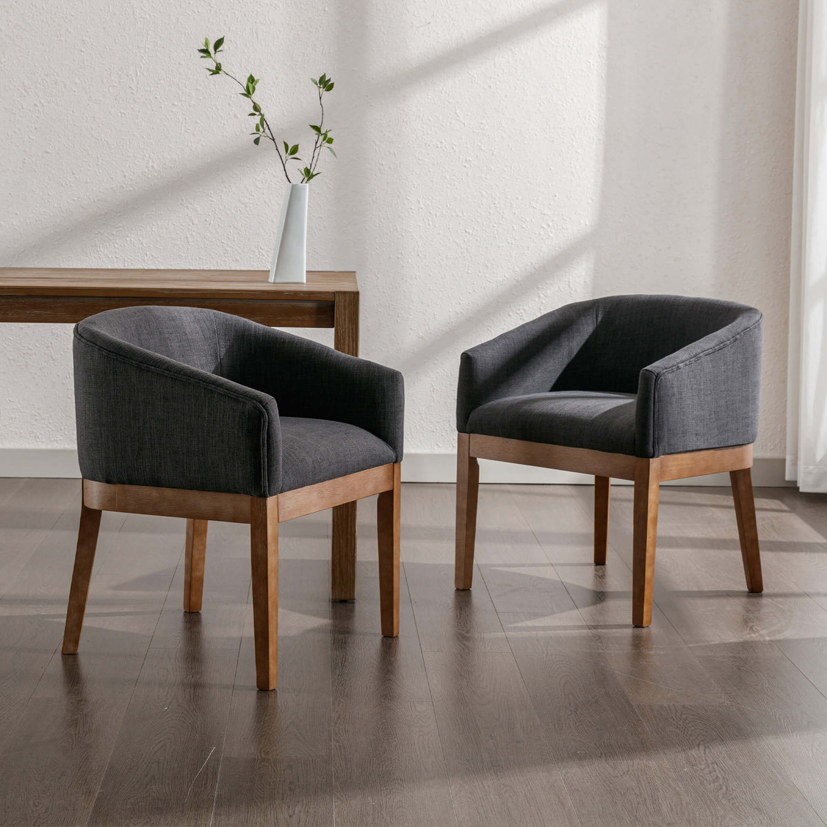 Barrelle™ — Bring Cozy Farmhouse Comfort & Curved Elegance to Your Dining Space