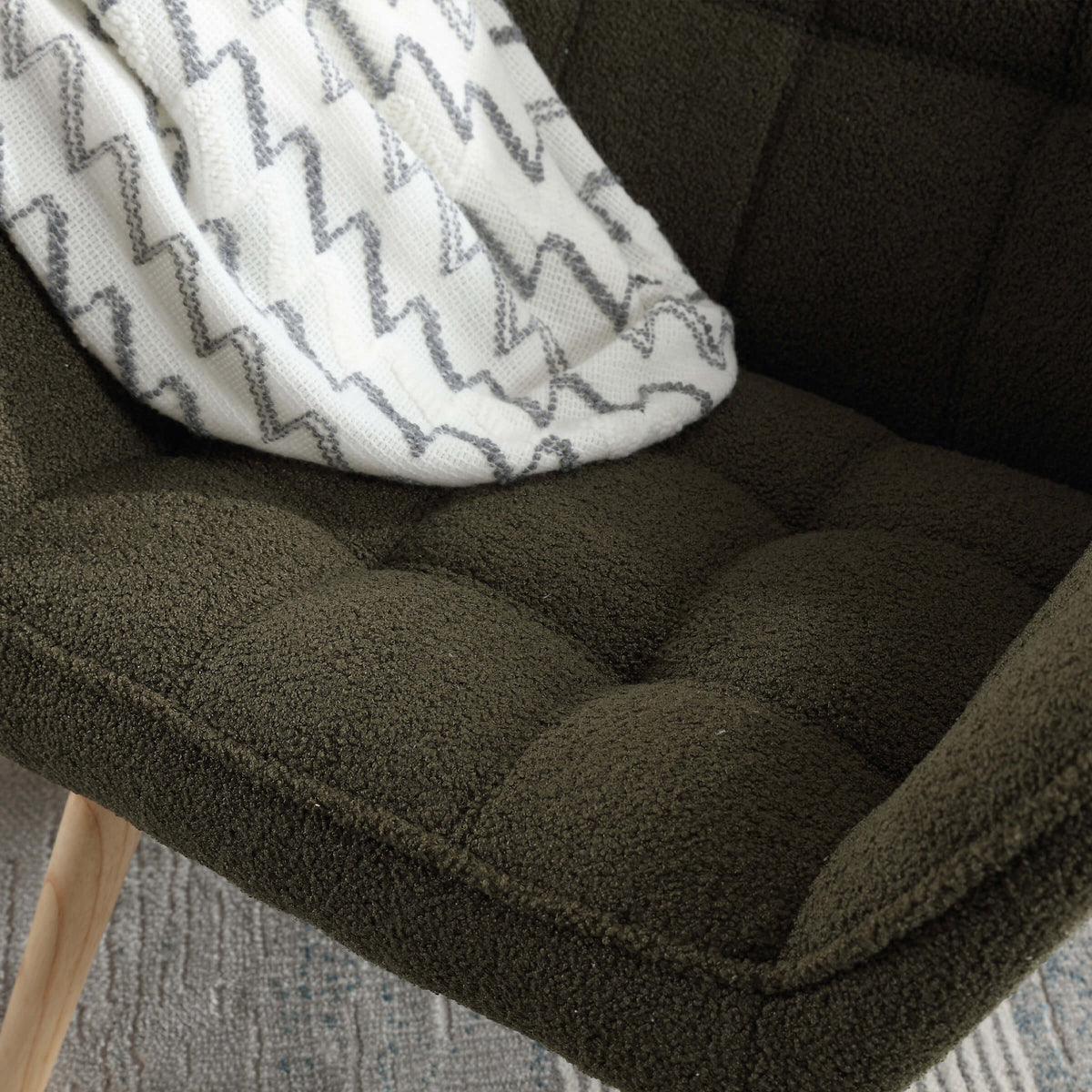 Lunessa™ — Create a Cozy Reading Corner With a Soft Sherpa Chair & Matching Ottoman