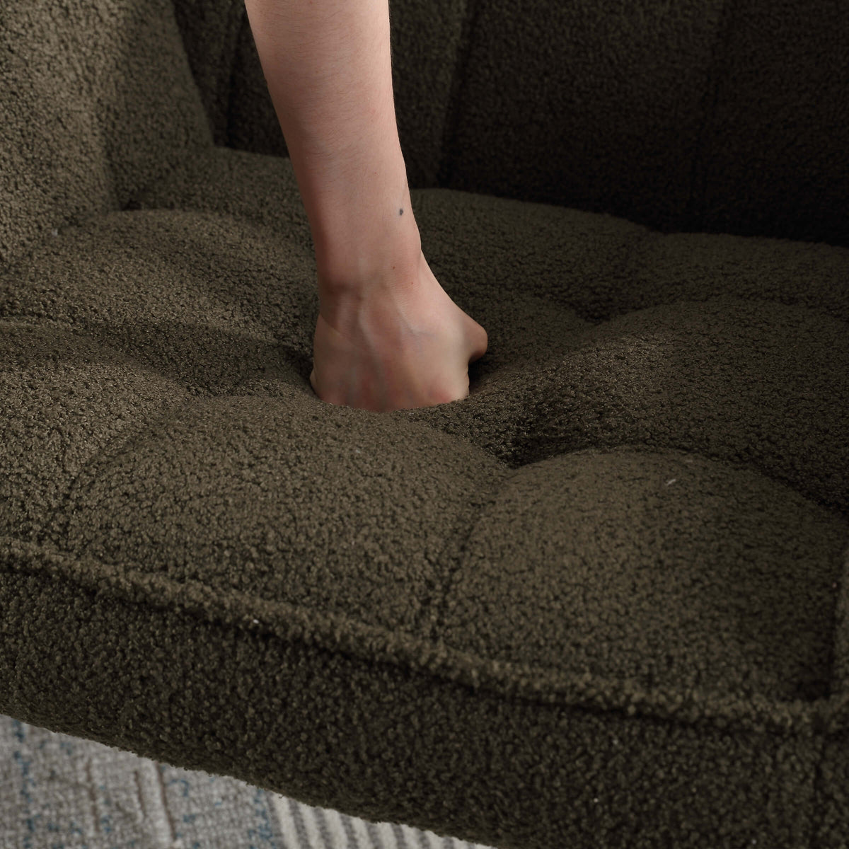 Lunessa™ — Create a Cozy Reading Corner With a Soft Sherpa Chair & Matching Ottoman