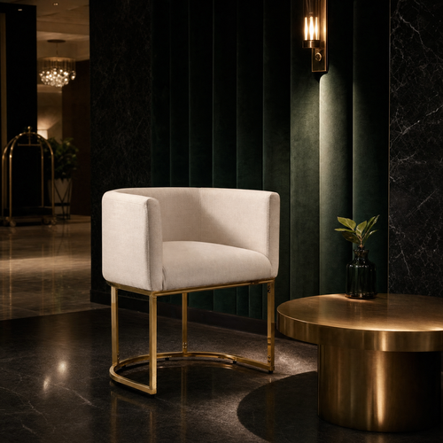 Veloura™ — Add Glamorous Comfort & Curved Elegance to Your Dining Space