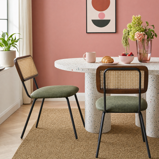 Canvera™ — Bring Natural Mid-Century Style & Comfortable Dining to Your Home
